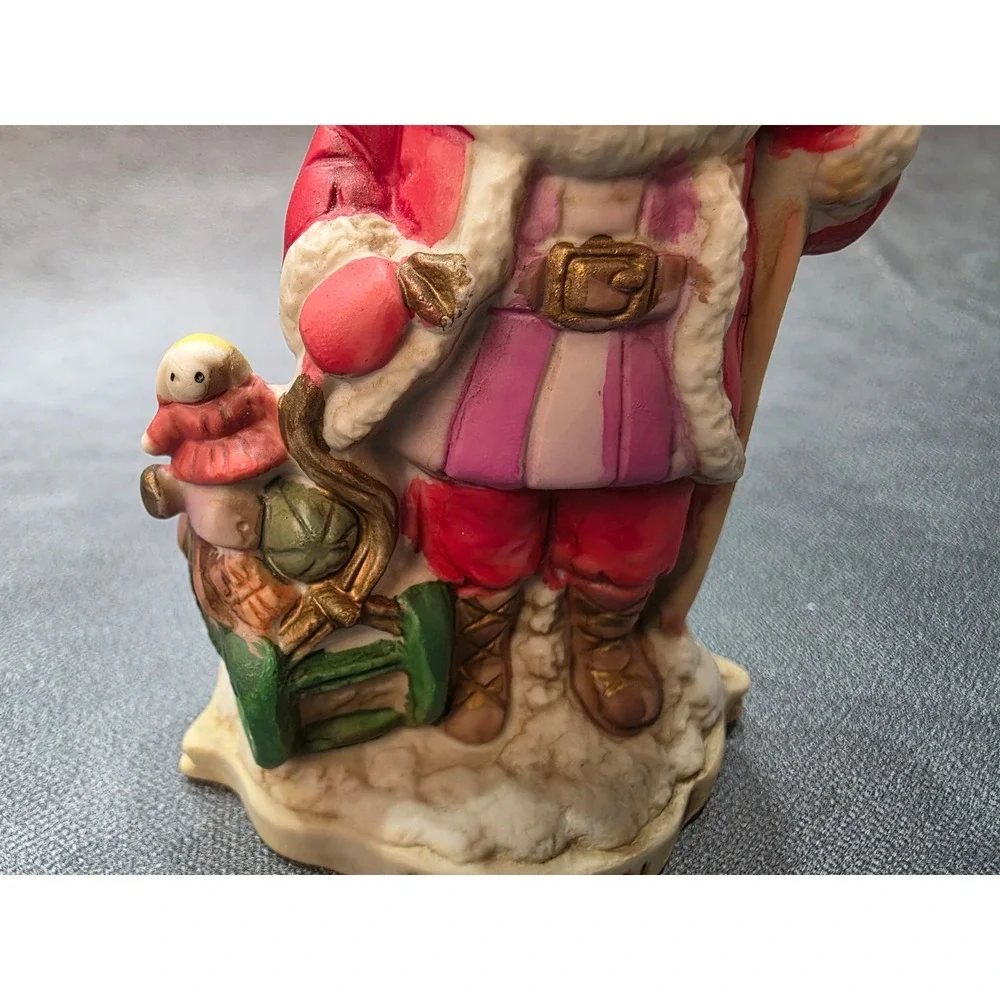 RSVP 1991 Sweden Santa Figurine Reindeer‎ Sled Christmas Collectible 8905
